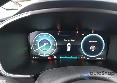 2021 Hyundai Santa Fe Hybrid Blue z USA, uszkodzony, nr VIN KM8S2DA11MU012007